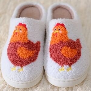 Chicken Slippers With Soles
